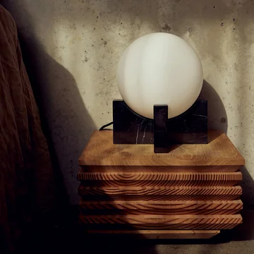 Frandsen - Hito Tafellamp / wandlamp, zwart en wit