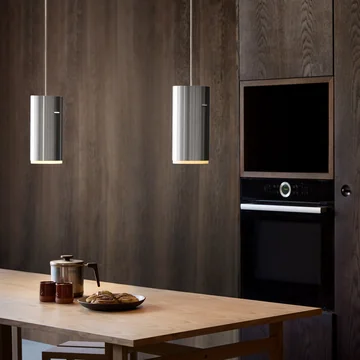 Moebe - Tube Hanglamp, groot / geborsteld aluminium