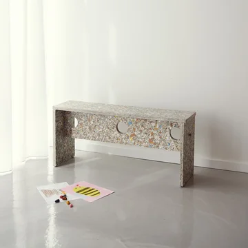 Form & Refine - Remake bank, 95 cm, grijs