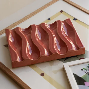 The Poster Club - Echo Relief 02 Wanddecoratie, rose red