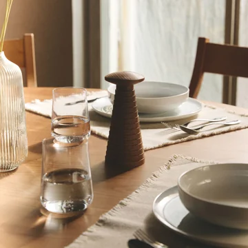 Alessi - Yucatan zout/peper en kruidenmolen, bruin gebeitst beukenhout