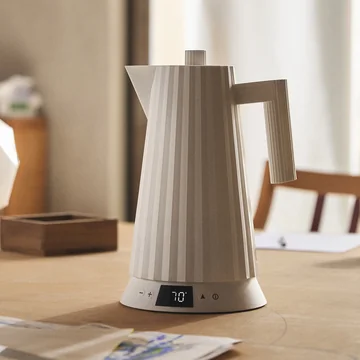 Alessi - Plissé waterkoker met temperatuurregeling