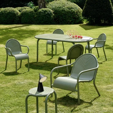 Tom Dixon - Groove Loungestoel, mosgroen