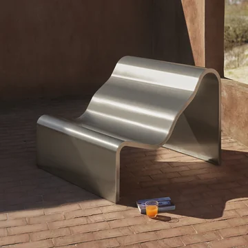 Muuto - Dream View Bank, staal, 100 cm