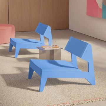 OUT Objekte unserer Tage - Schulz Loungestoel, hemelsblauw