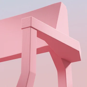 OUT Objekte unserer Tage - Schulz fauteuil, zachtroze