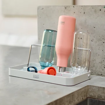 Joseph Joseph - DrySmart Afdruiprek voor flessen, lichte steen