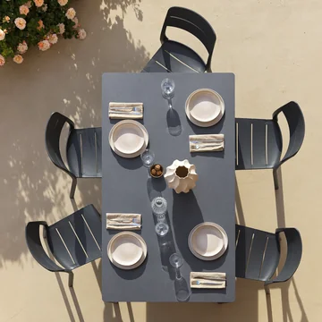 Nardi - Piave Tafel 160 x 90, antraciet