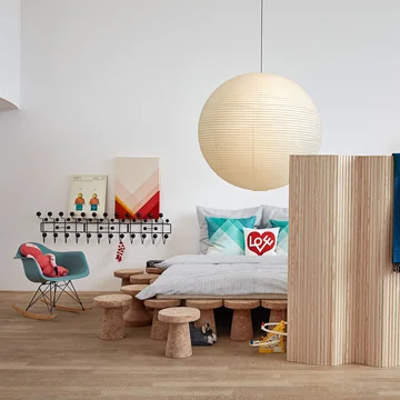 Vitra - Hanglamp Akari 120A, Ø 120 cm, naturel