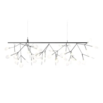 Moooi - Heracleum III Linear hanglamp, nikkel