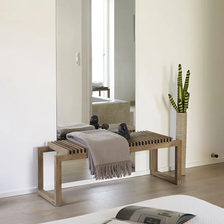 Cutter Houten bank van Skagerak in teakhout