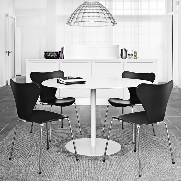 Serie 7 stoel chroom van Fritz Hansen