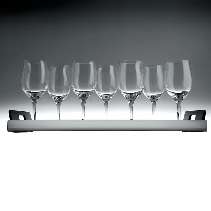 Stijlvol roestvrijstalen dienblad