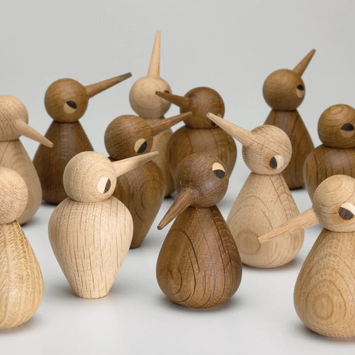 De Birds houten figuren van ArchitektMade als man of vrouw