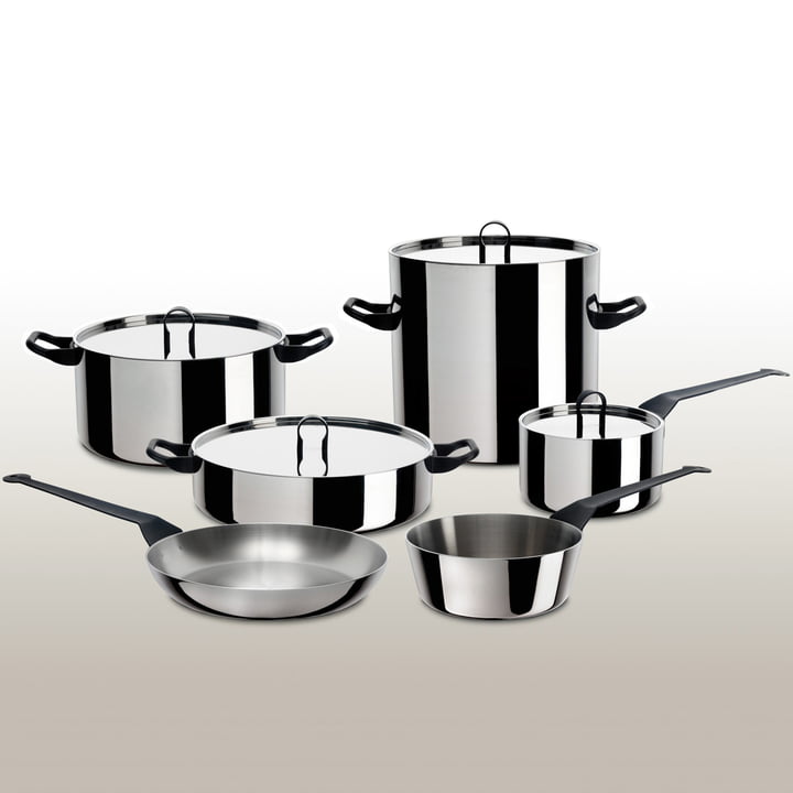 Alessi La Cintura di Orione pot en pan serie van Alessi