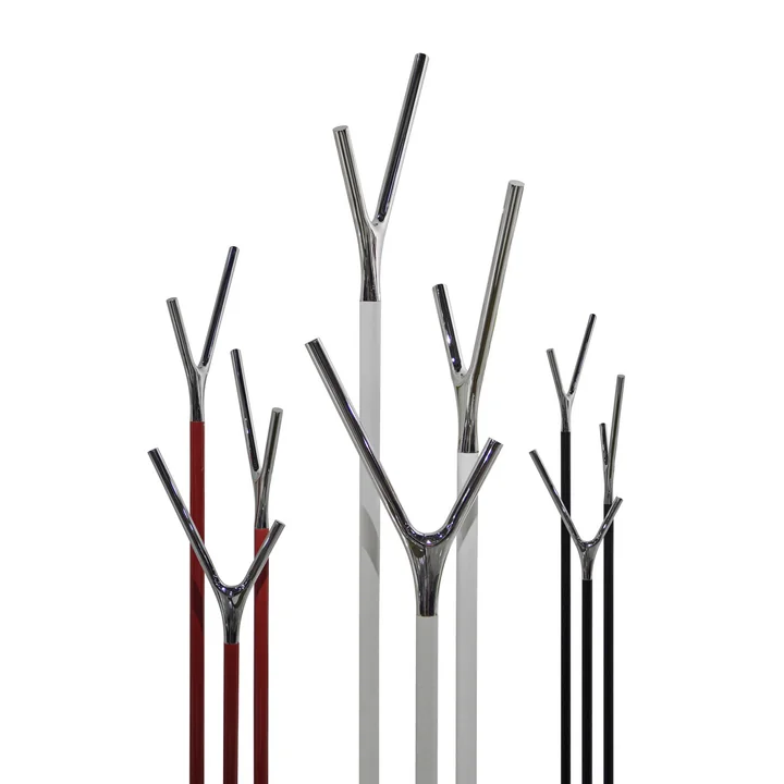 Drie varianten van de Wishbone kapstok van Frost