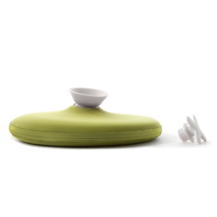 Pill Warmwaterkruik van Authentics in limoengroen