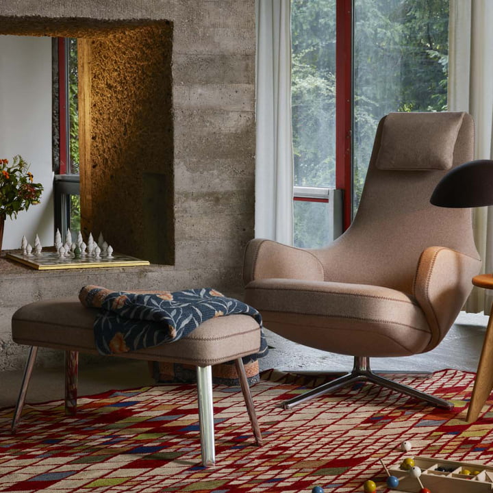 Repos Fauteuil van Vitra in de Cosy uitvoering met Panchina