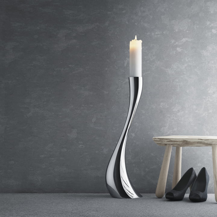 Georg Jensen - Cobra kandelaar, 60cm