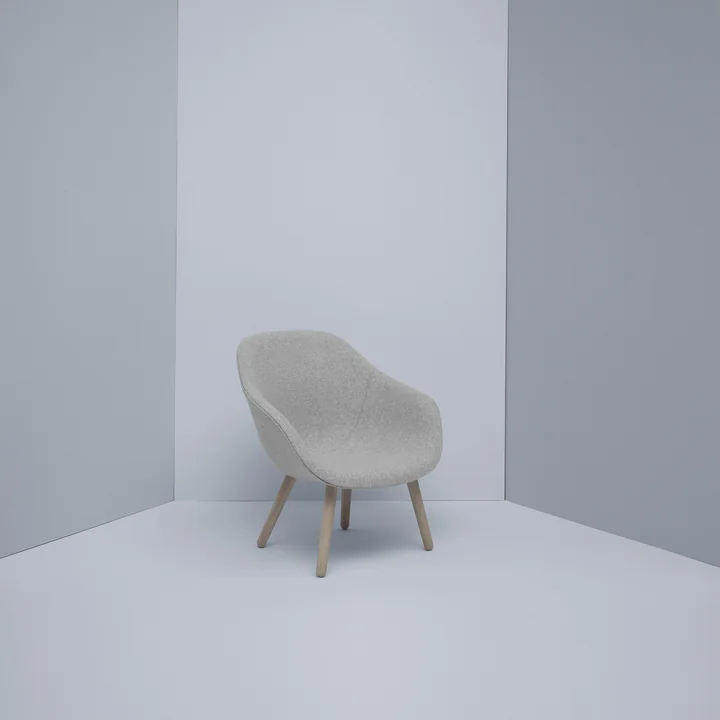 HAY - About A Lounge Chair, Laag / AAL 82, Remix lichtgrijs (123)