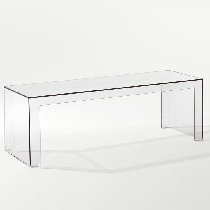 Invisible Side Bijzettafel H 40cm, glashelder van Kartell