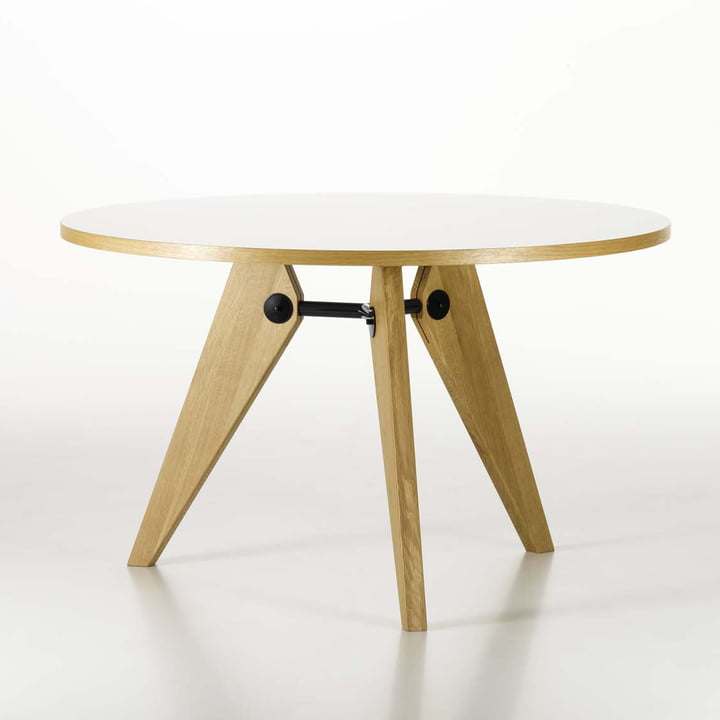 Vitra - Guéridon eettafel, natuurlijke eik, 120 cm, 120 cm