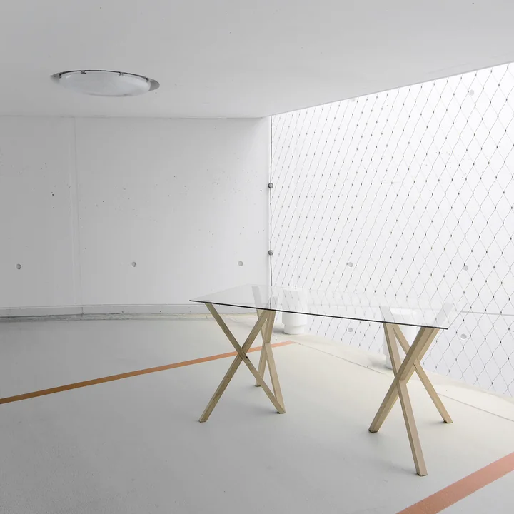 De natuurlijke Mika tafel schraagset van Hans Hansen