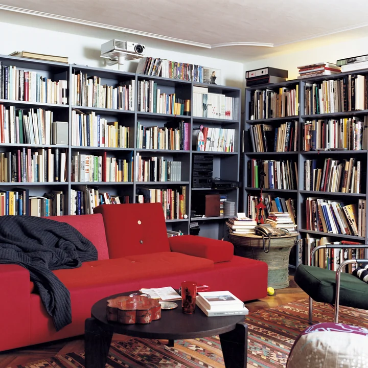 Vitra - Guéridon Bas bankstel, donker eikenhout