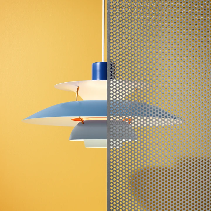 De Louis Poulsen - PH 5 hanglamp in blauwtinten