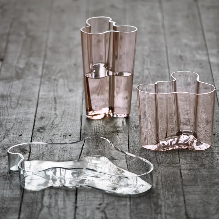 De Savoye vaas met de Finlandia van Iittala