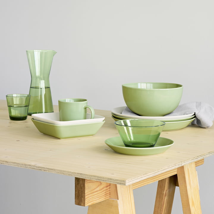 Groene tafeldecoratie van Iittala