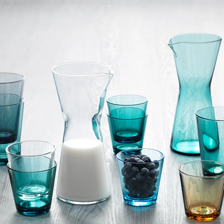 Kartio -serie van Iittala in verschillende kleuren