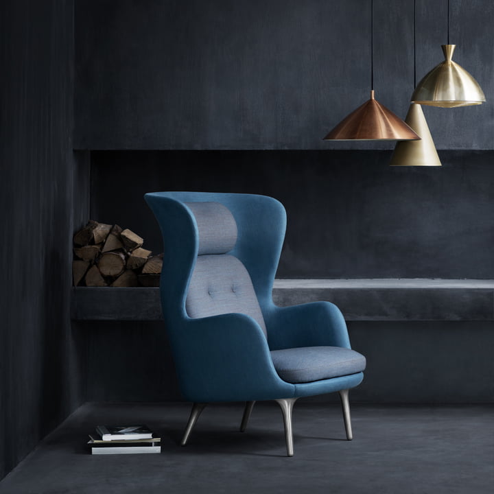 Fritz Hansen - Ro Fauteuil, blauw