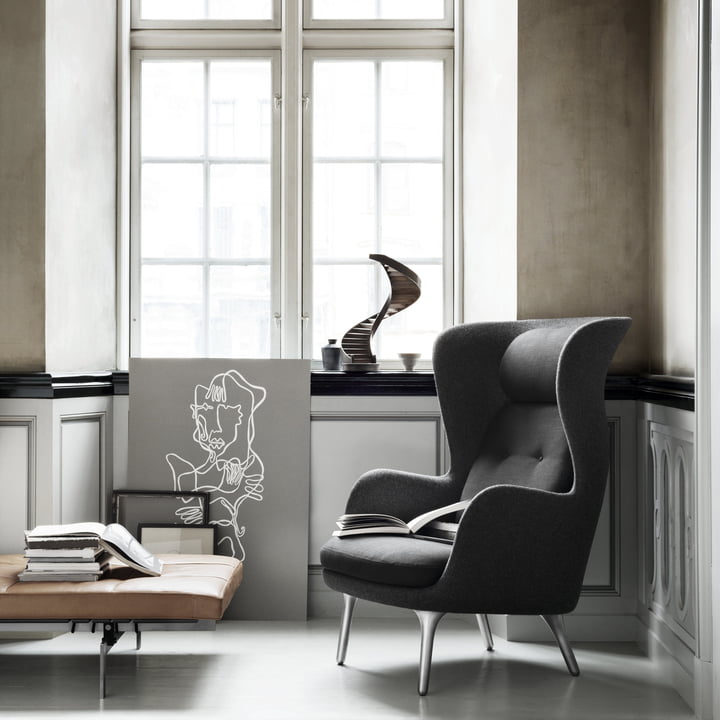 Ro-fauteuil door Fritz Hansen