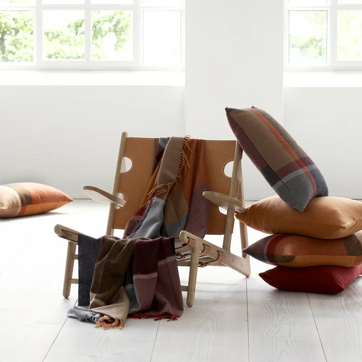 Manhattan Deken en kussen van Elvang