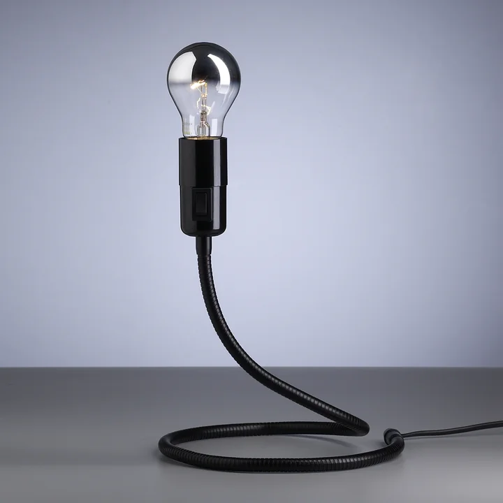 Tecnolumen - Lichtworm tafellamp, zwart