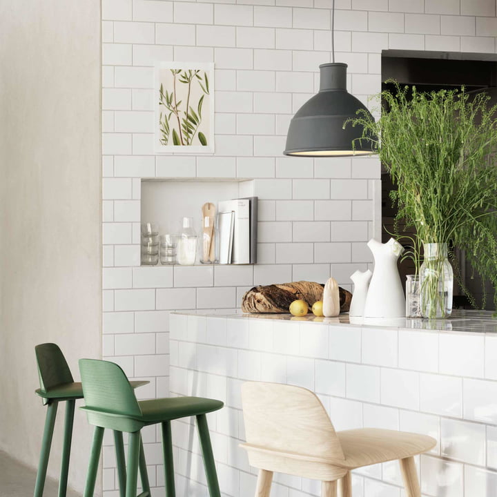 Unfold Hanglamp van Muuto in groen