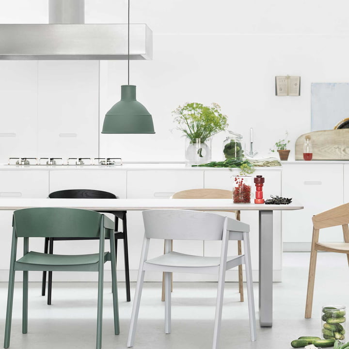 Unfold Hanglamp van Muuto in groen