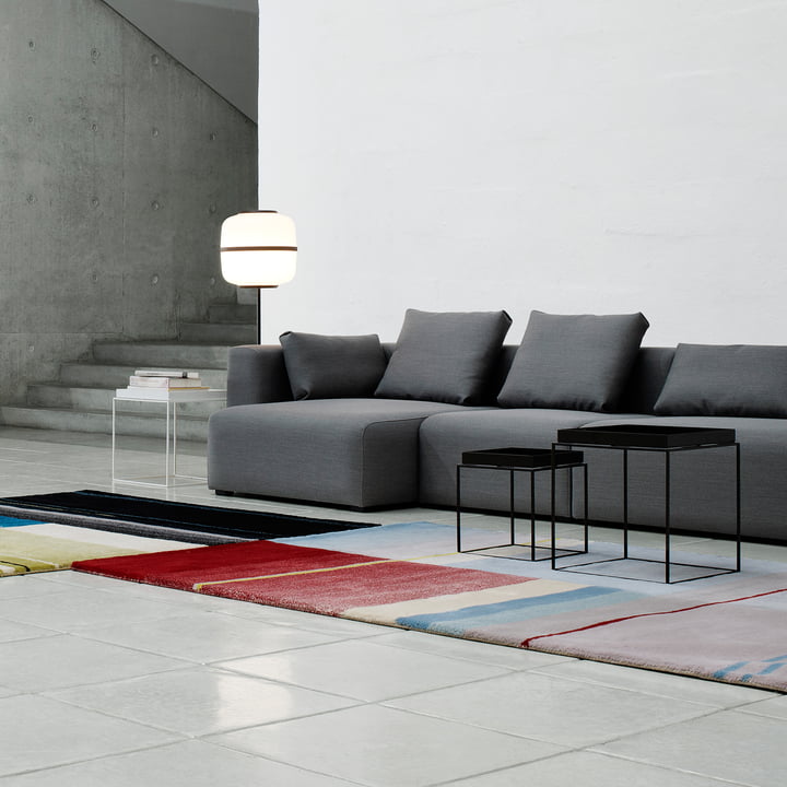 Dienbladtafel en Mags Soft Sofa van Hay