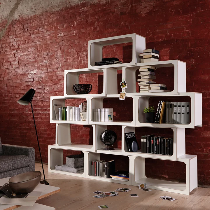 Müller Small Living - Boxit nietbare legbordmodule, zijkant