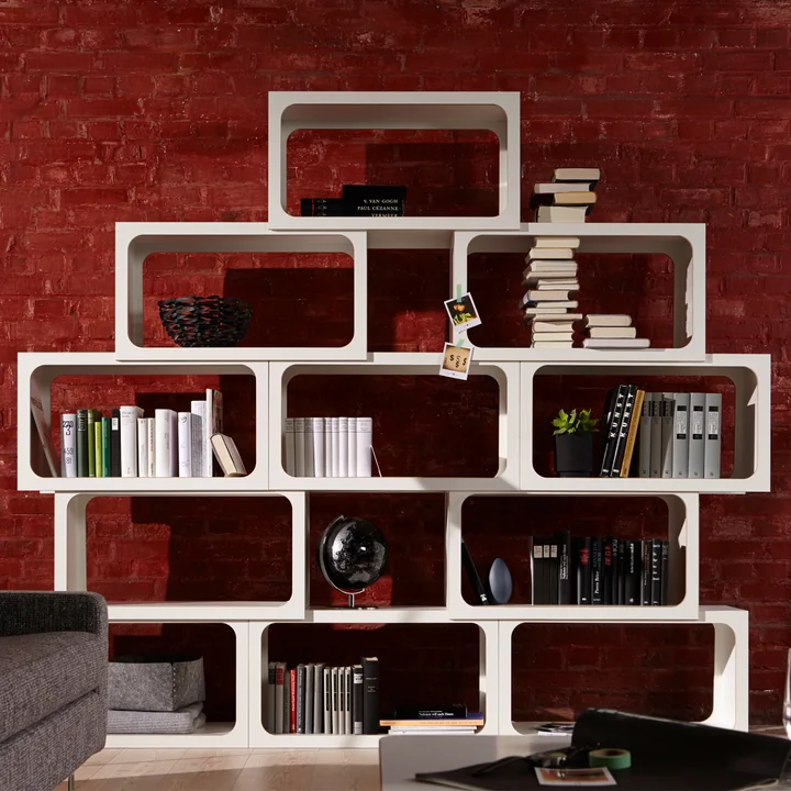 Müller Small Living - Boxit nietbare legbordmodule, zijkant