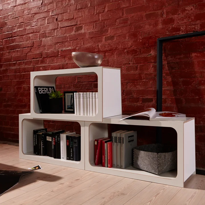 Müller Small Living - Boxit nietbare legbordmodule, zijkant