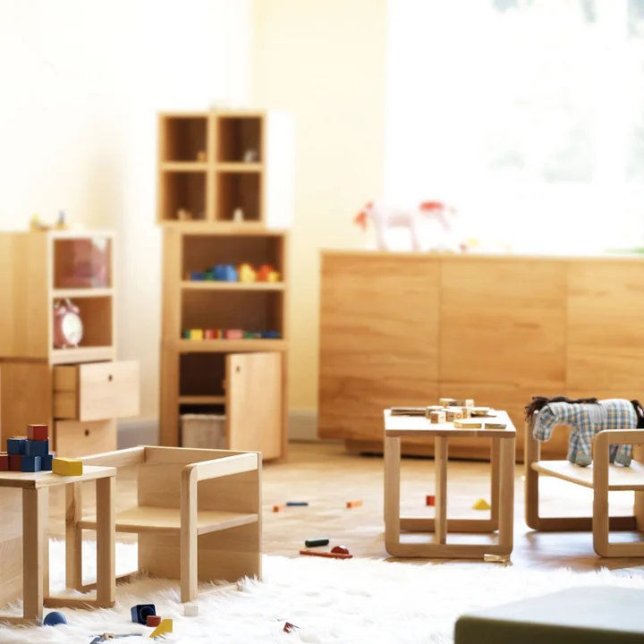 Jan Kurtz - Kindermeubilair Tim &Hugo, natuurlijke beuk