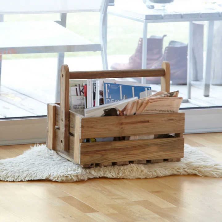 Jan Kurtz - Wijndoosje, teakhout