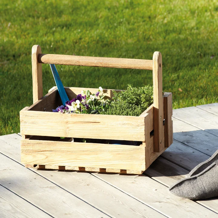 Jan Kurtz - Wijndoosje, teakhout