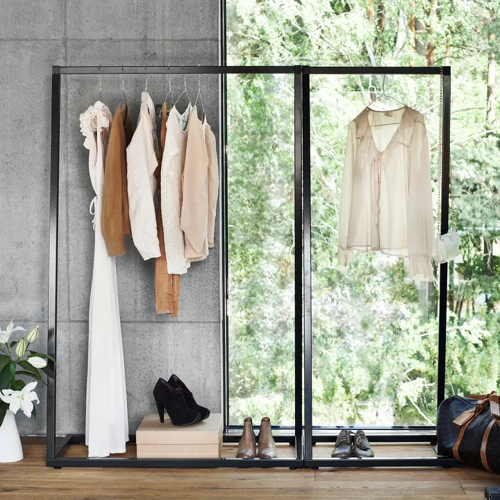 Lume kapstok van BeDesign in de kleur zwart