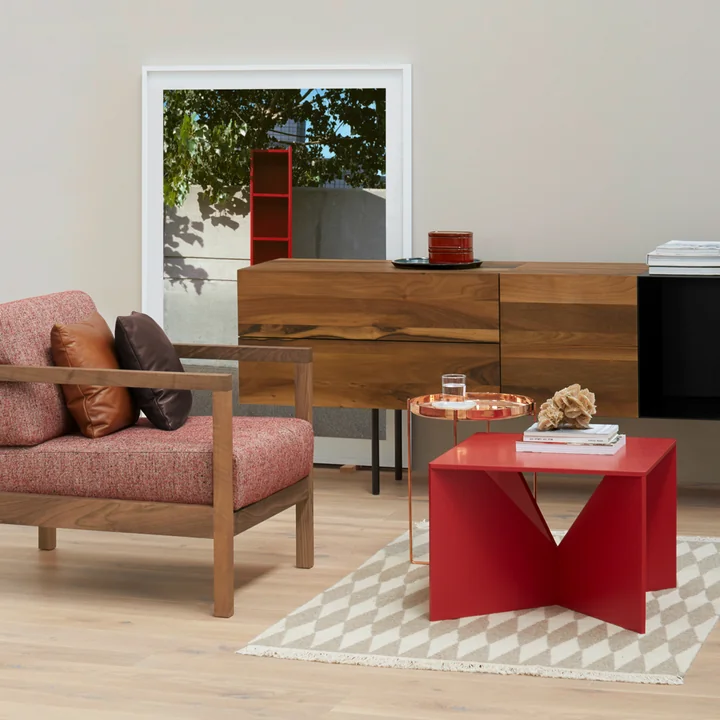 Een vleugje kleur in de woonkamer