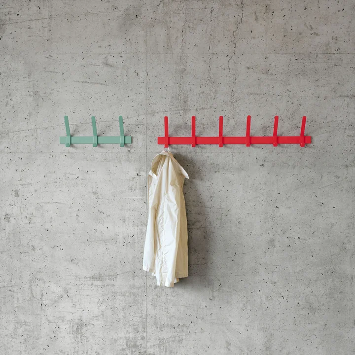 Mix van munt en rode kleuren