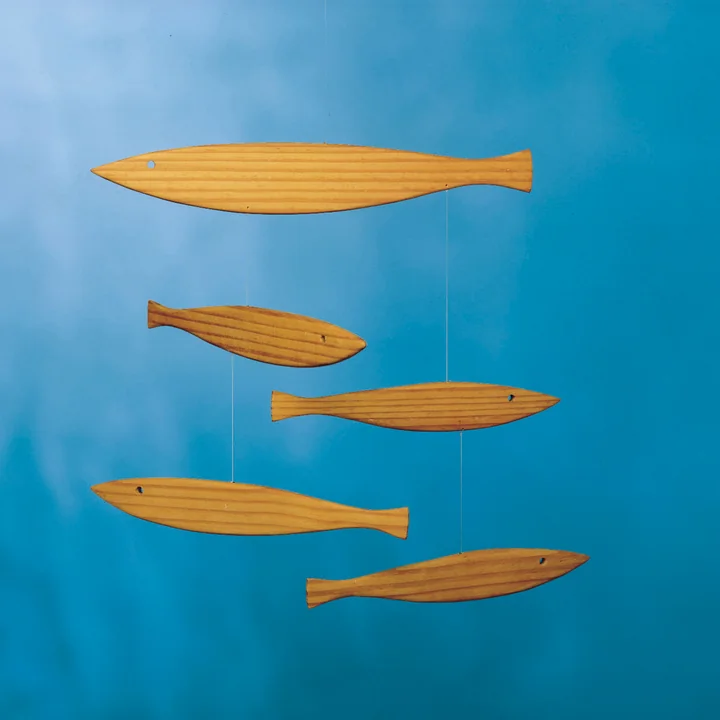 Maritieme mobiel in de woonkamer