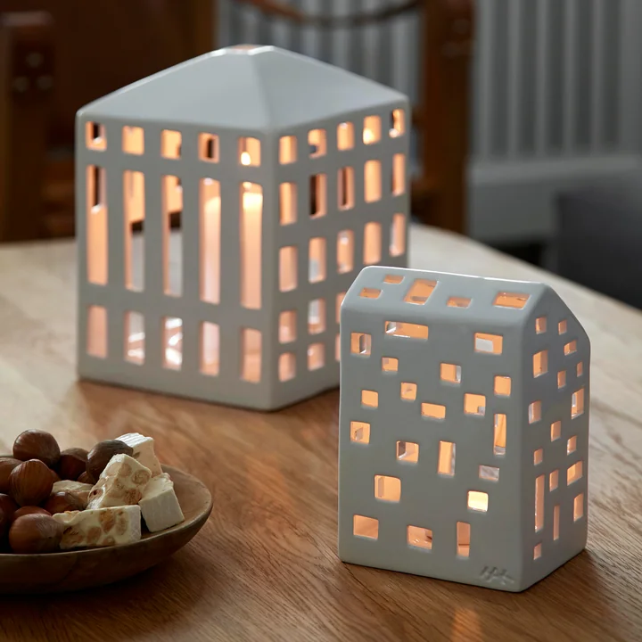 Kaarslicht in de winter van Kähler Design